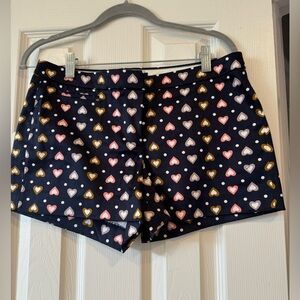 J.Crew Chino Heart Dot Print Shorts- Size 4